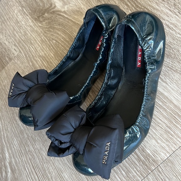 Prada Ballet Flats Bow 🎀 - Picture 3 of 7